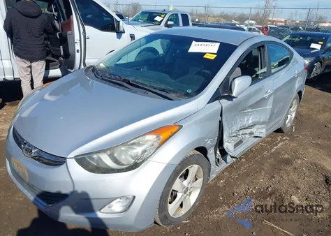 2012 Hyundai Elantra Gls from USA, damaged, VIN 5NPDH4AEXCH063836